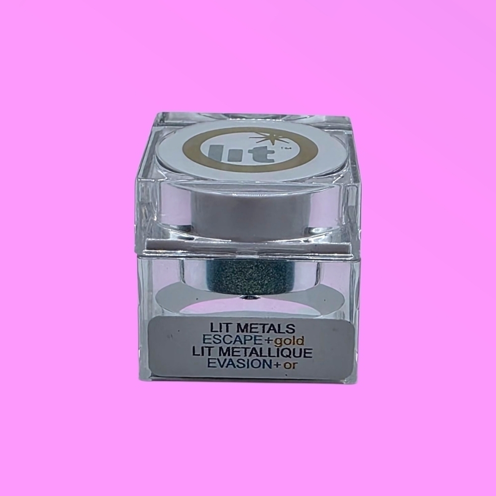 LIT Cosmetics Escape + Gold Metals Glitter Eyeshadow